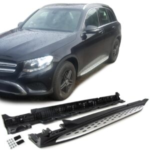 Aluminium treeplanken flankbescherming OE Style met ABE !! voor Mercedes GLC X253 vanaf 15