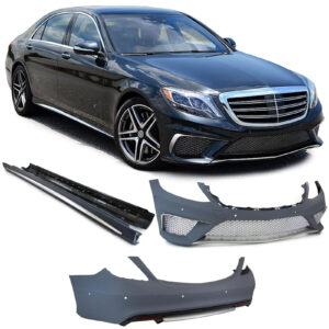 Front Heck Stoßstange Seitenschweller kurz Sport Bodykit für Mercedes S W221